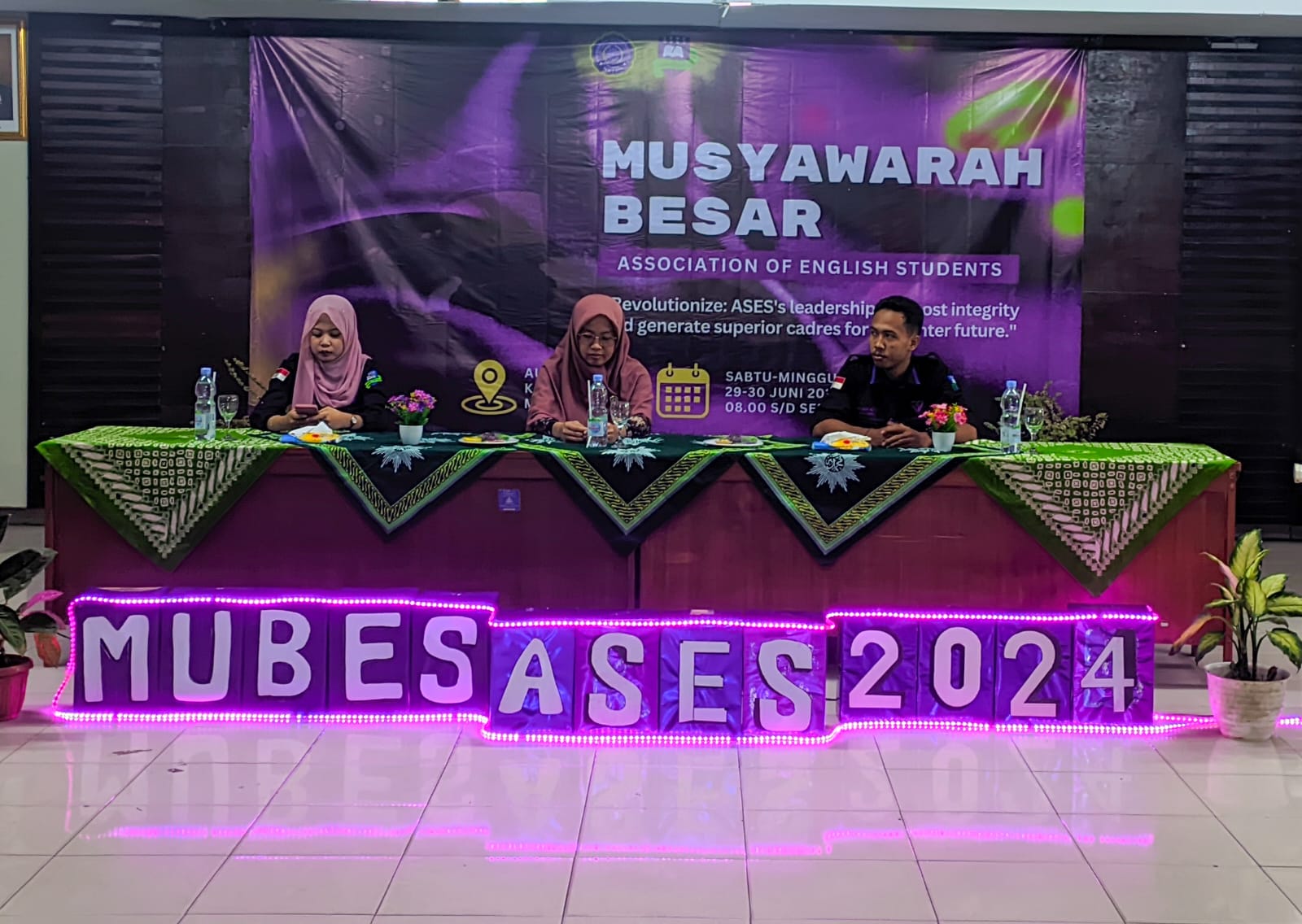 ASES UM Metro Gelar Pembukaan Mubes Akhir Kepengurusan 2023-2024