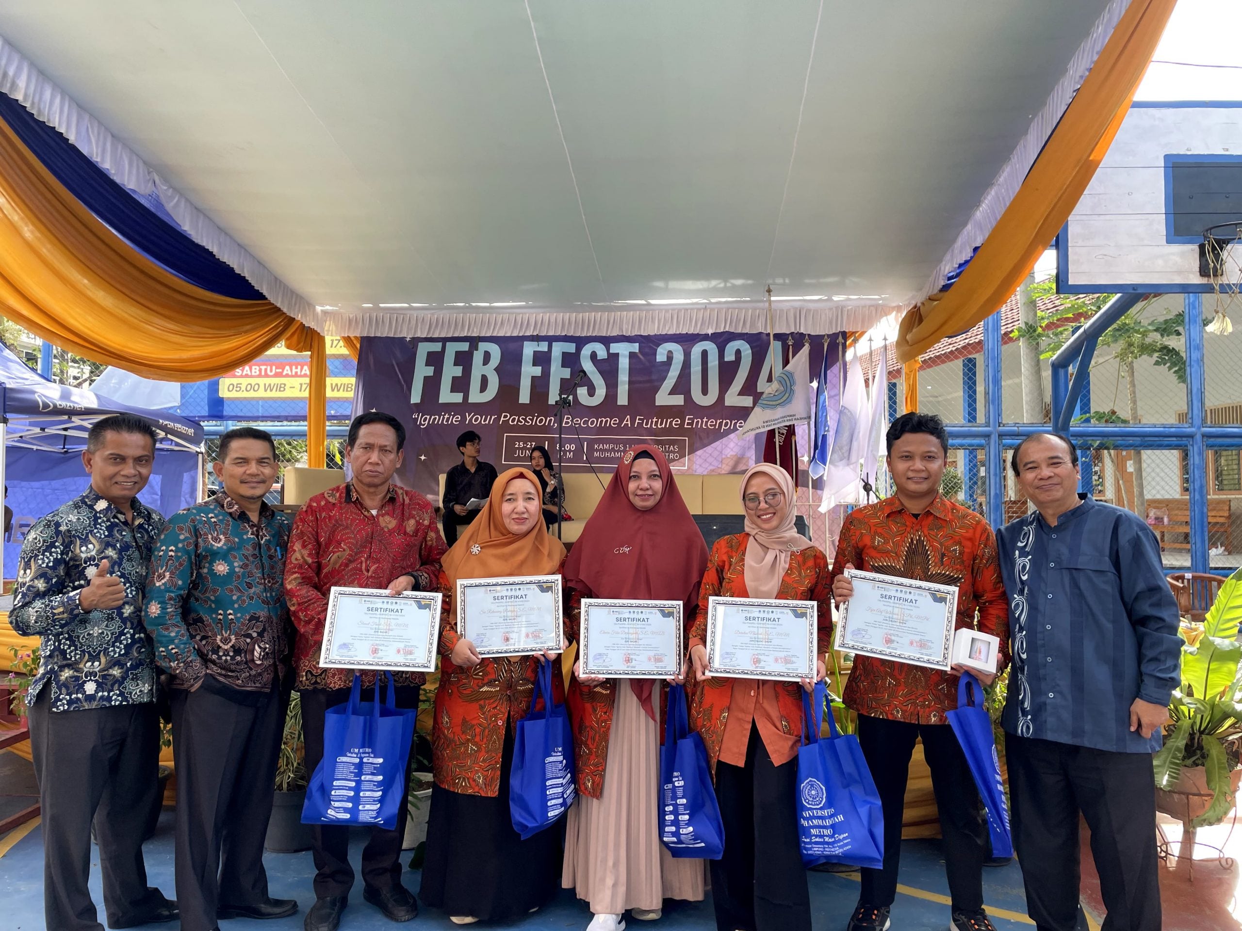 Penutupan FEB FEST 2024 Fakultas Ekonomi dan Bisnis Universitas Muhammadiyah Metro