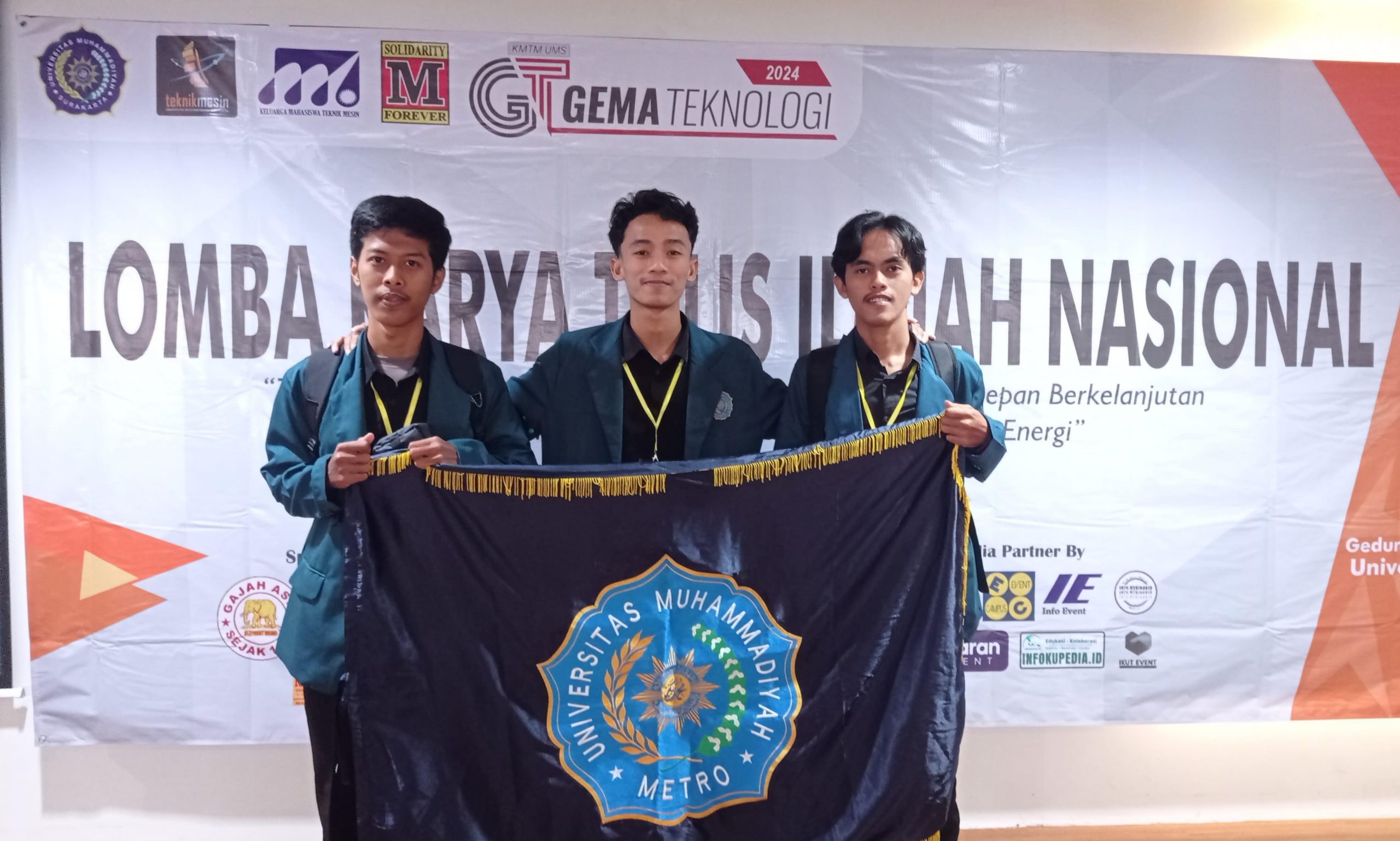 Mahasiswa Universitas Muhammadiyah Metro Lolos Final LKTIN Gemateknologi 2024