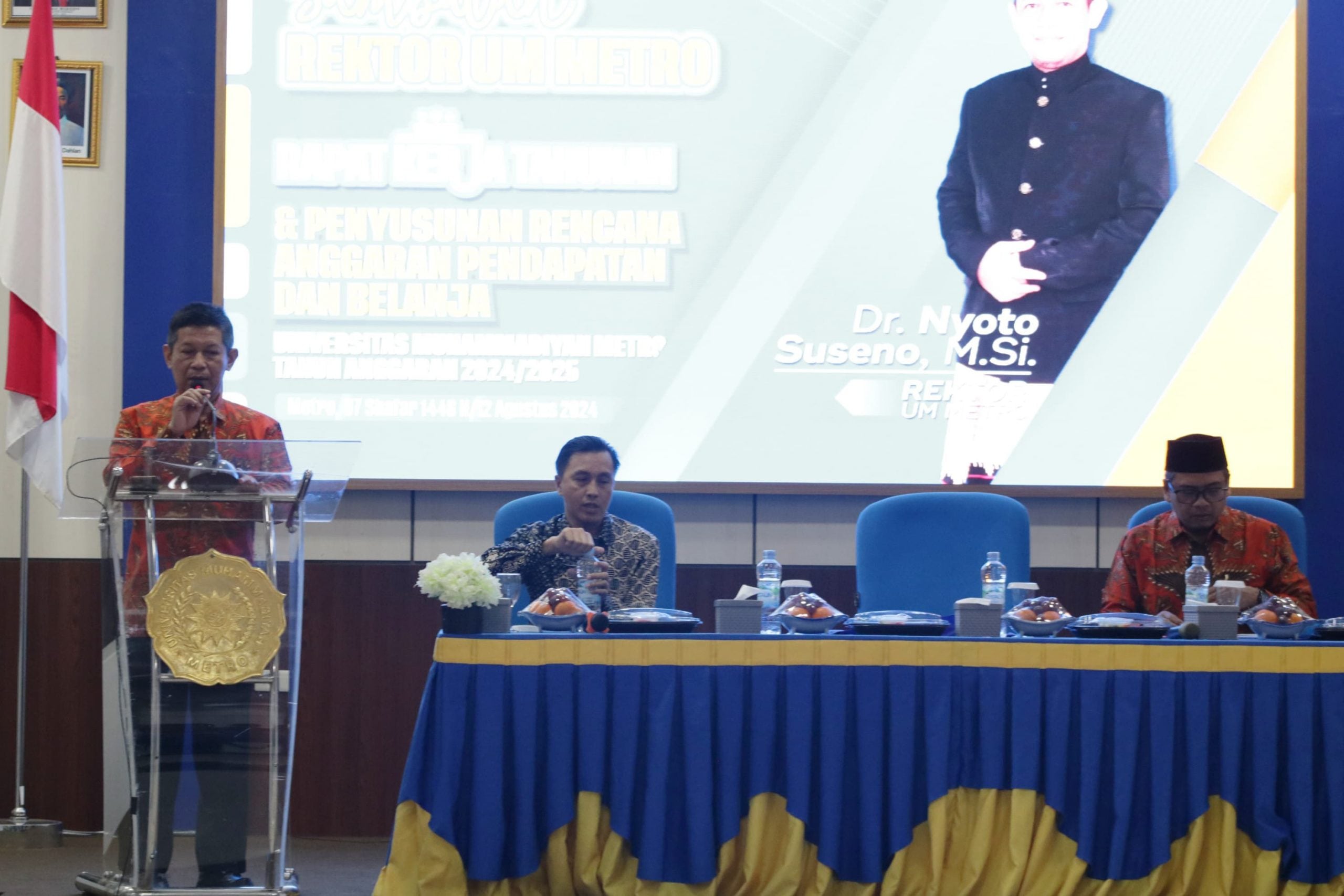Rapat Kerja Tahunan dan Penyusunan Rencana Anggaran Pendapatan dan Belanja UM Metro Tahun Anggaran 2024/2025