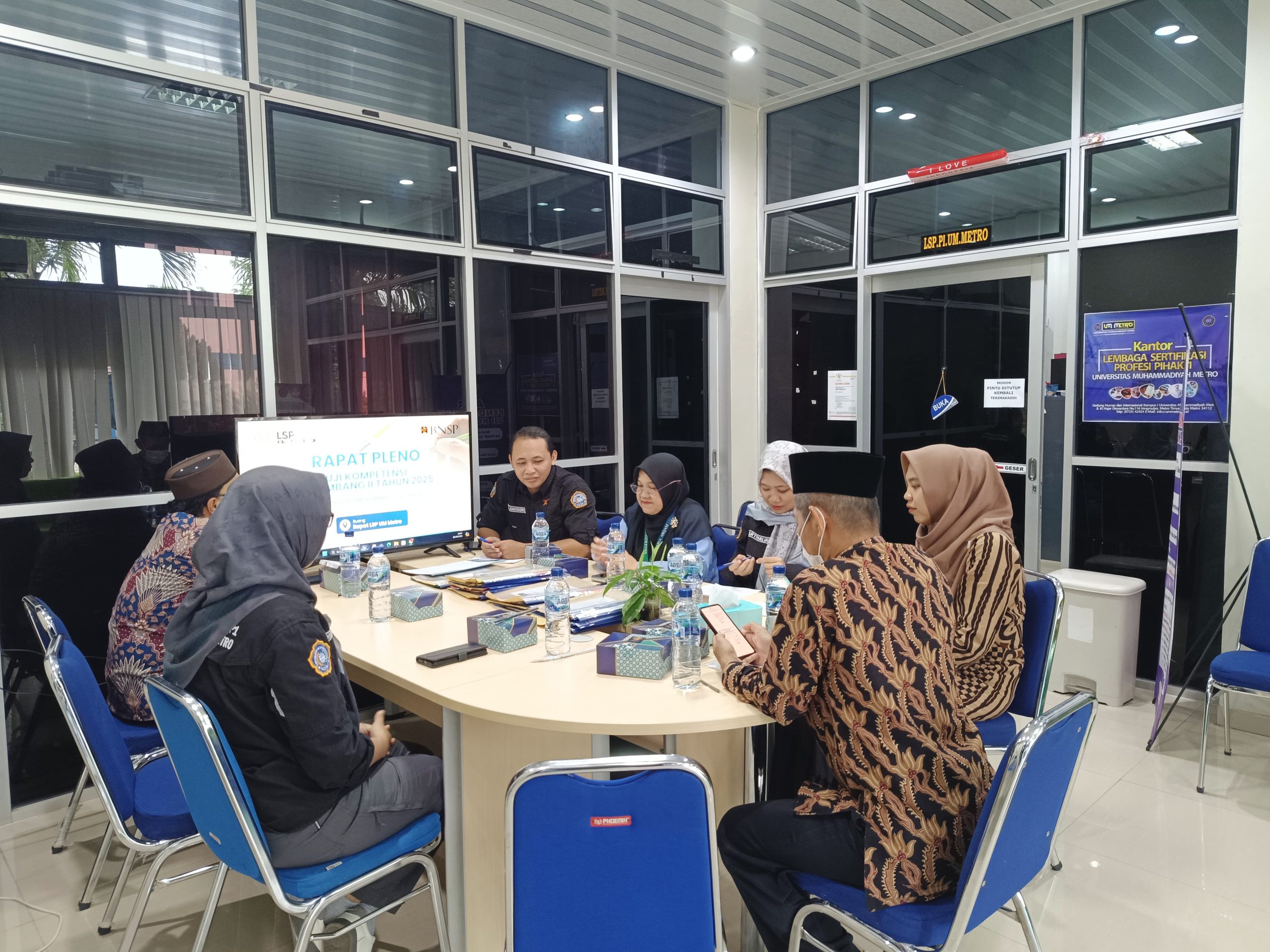 Rapat Pleno LSP UM Metro Bahas Uji Kompetensi Gelombang II