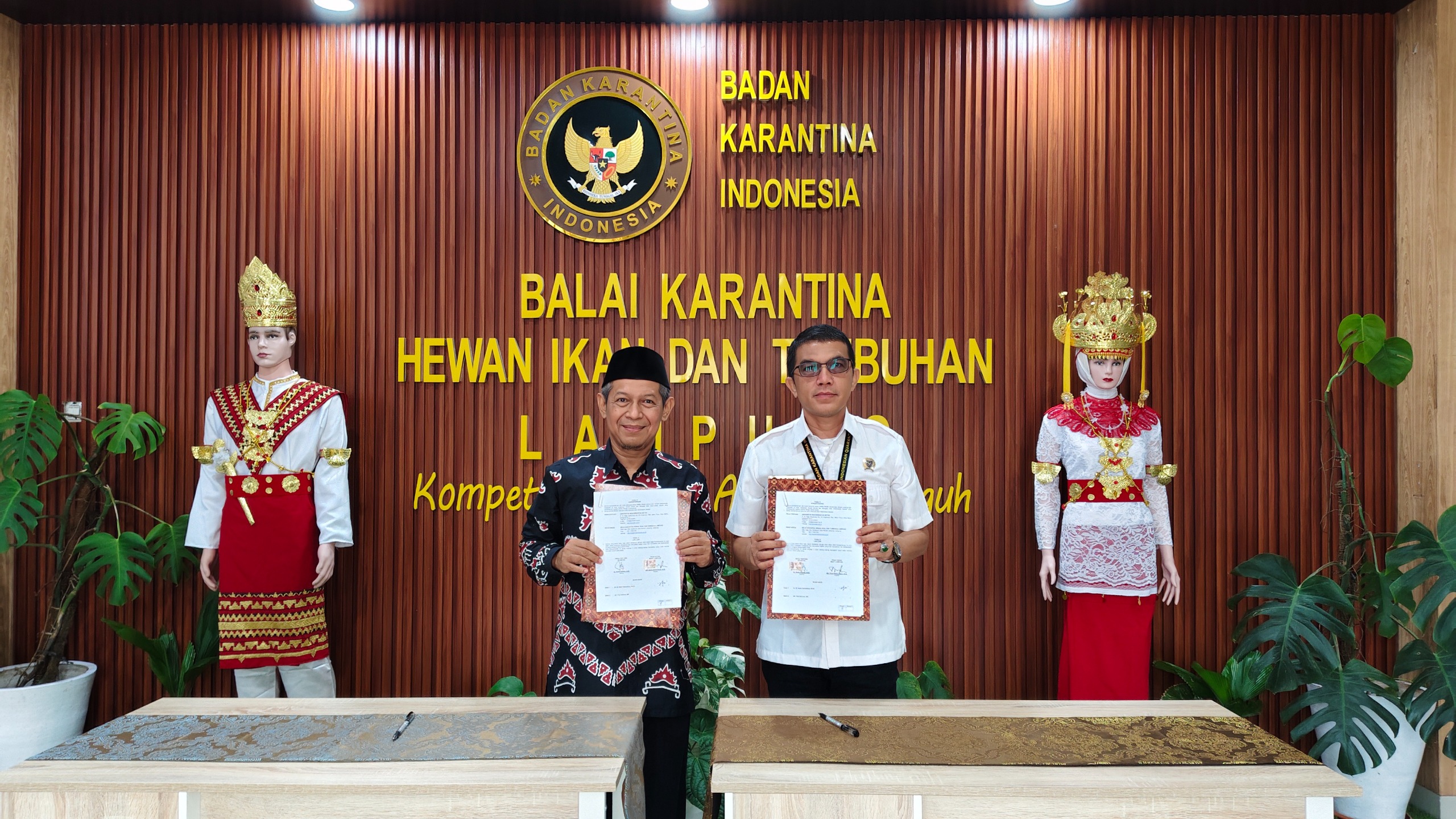 UM Metro dan Balai Karantina Lampung Teken MoU untuk Pengembangan Pendidikan Kedokteran Hewan