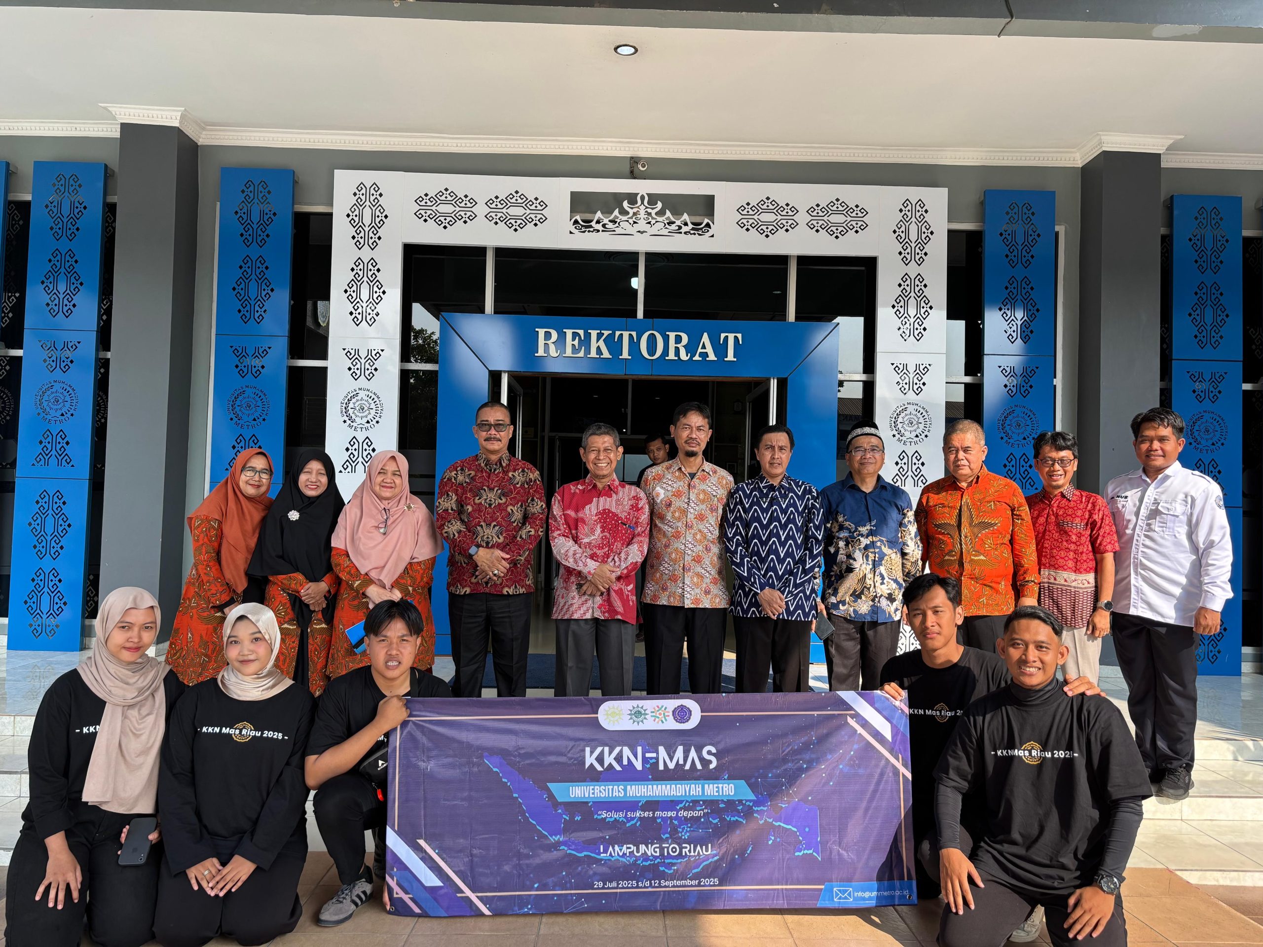 Pelepasan Mahasiswa KKNMas UM Metro ke Kabupaten Siak, Riau: Komitmen dalam Pengabdian kepada Masyarakat