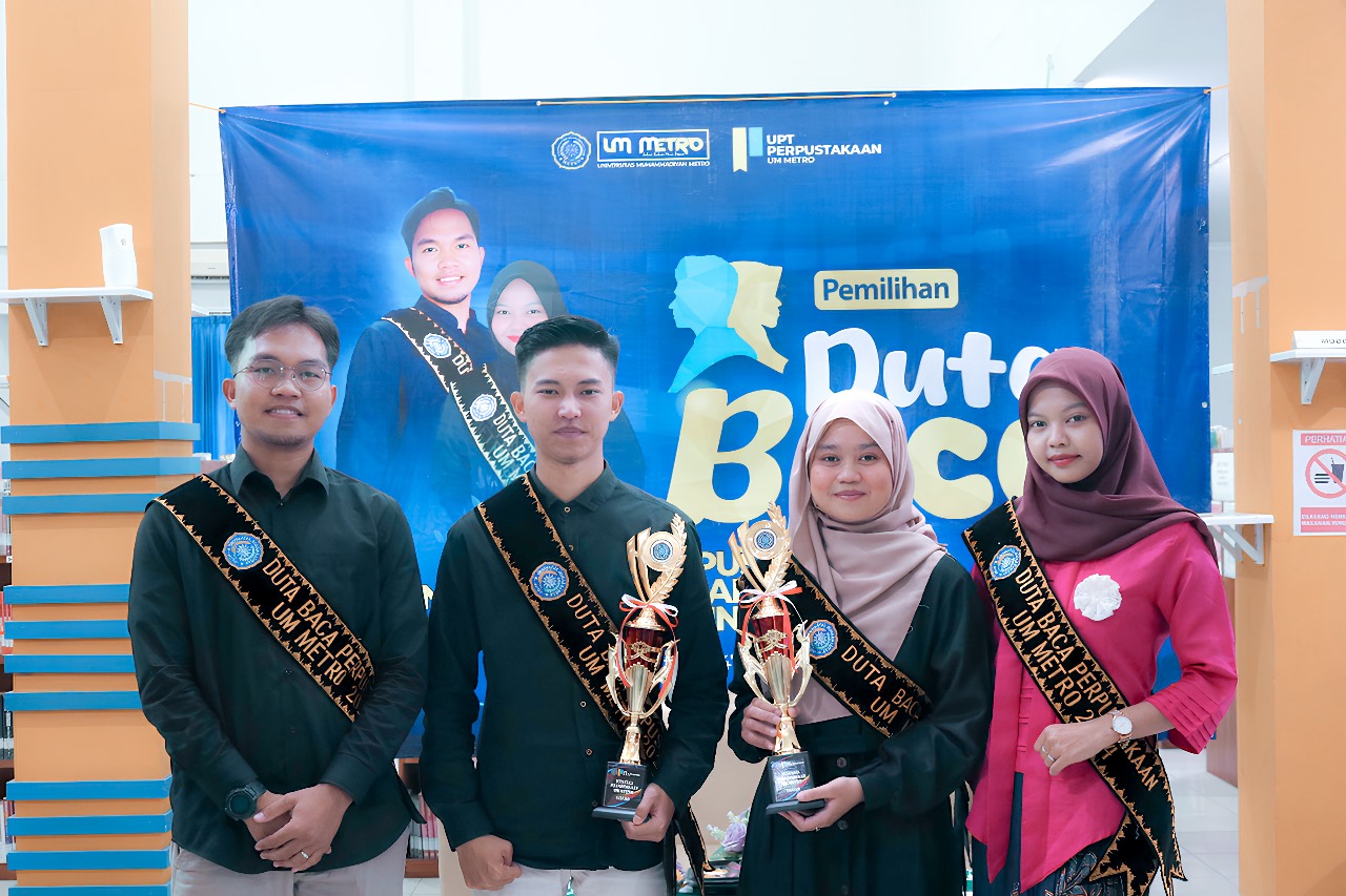 Grand Final Duta Baca UM Metro 2025: UPT Perpustakaan Pilih Dua Mahasiswa Inspiratif sebagai Duta Baca