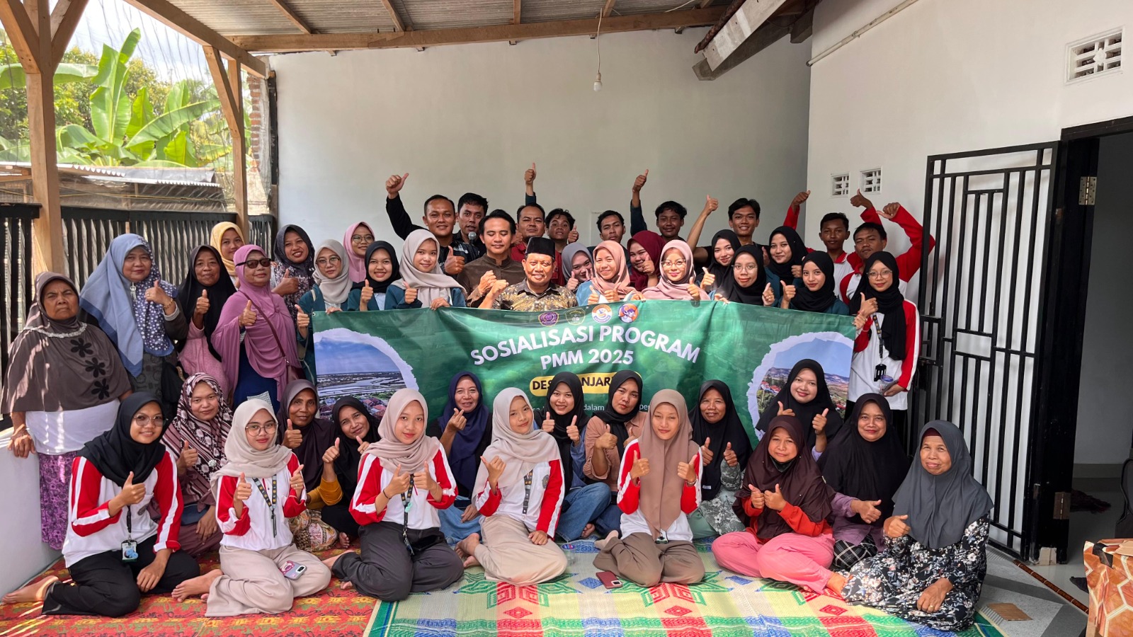 Dukung Asta Cita Presiden, Mahasiswa Bersama Dosen UM Metro Lakukan Sosialisasi Ketahanan Pangan Melalui Sistem Integrated Farming