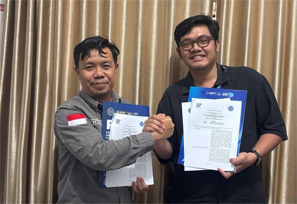 PT Pos Indonesia dan FKIP UM Metro Resmi Jalin Kerja Sama Pengiriman Dokumen dan Barang