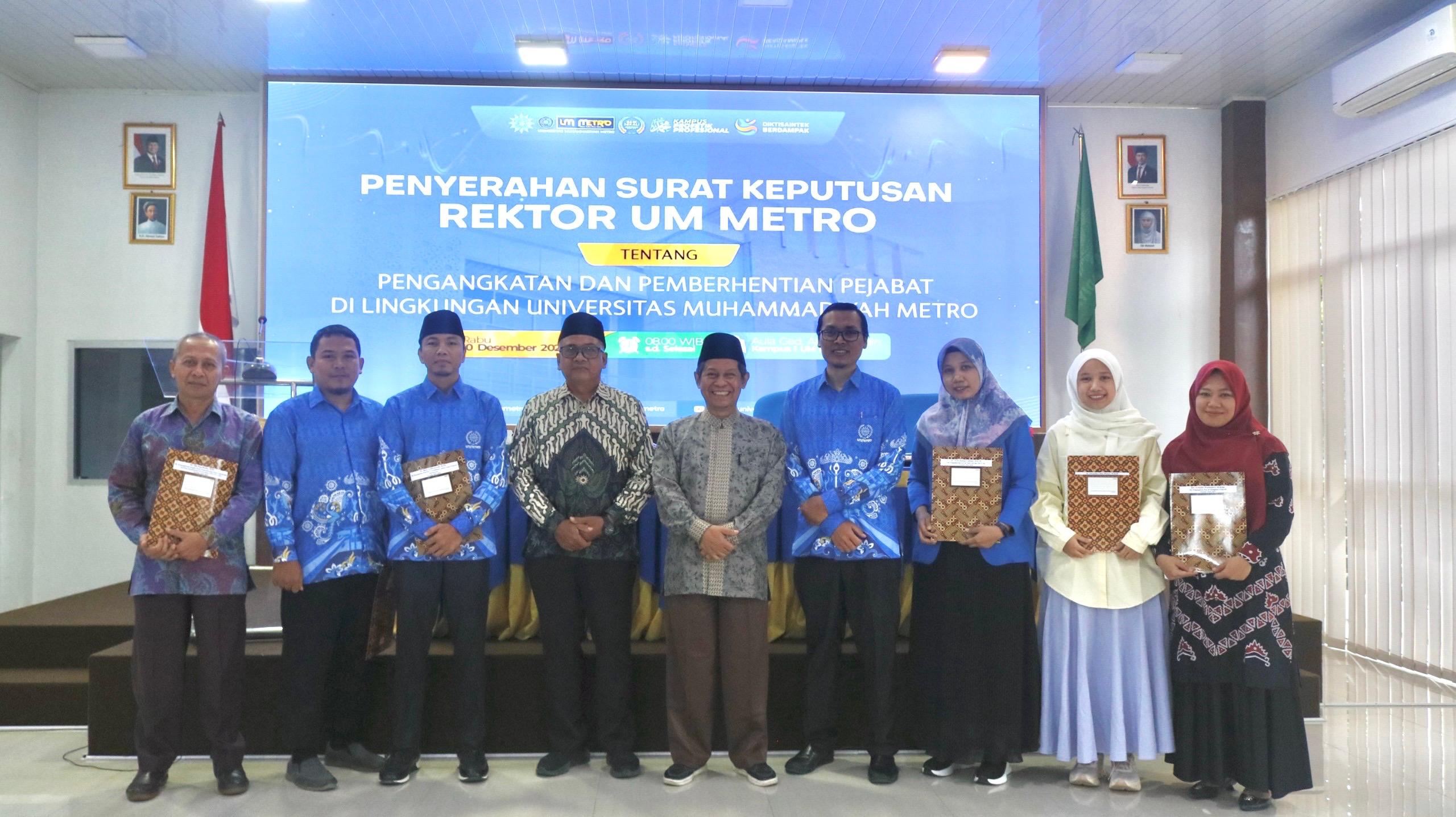Rotasi Jabatan UM Metro, Semua Unit Dinilai Strategis