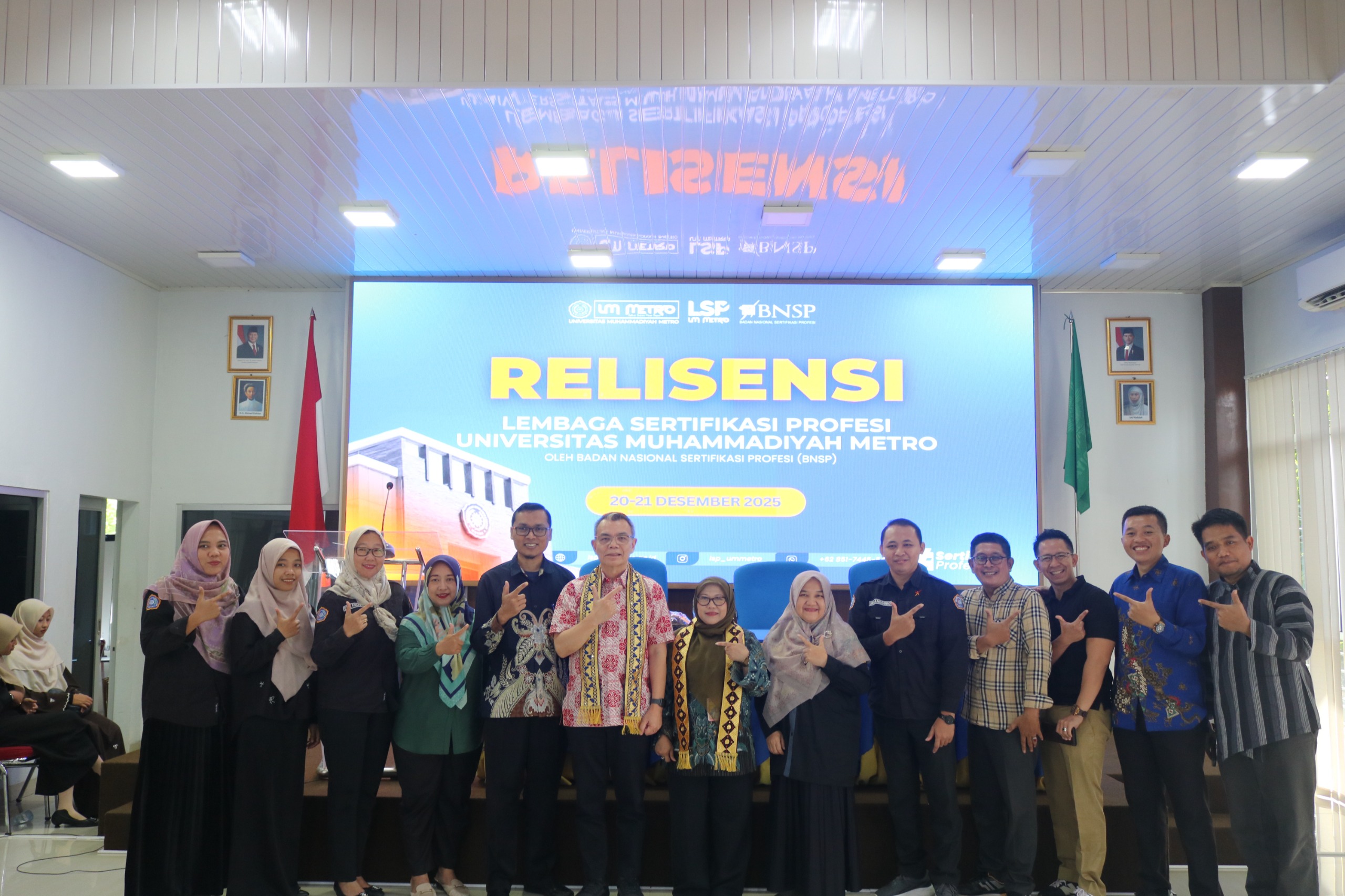 LSP UM Metro Laksanakan Relisensi BNSP sebagai Komitmen Memperkuat Mutu Lulusan