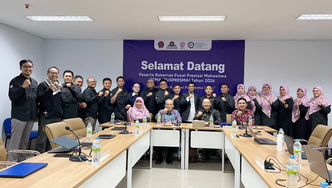 Kabag Kemahasiswaan UM Metro Rakernas Puspresma PTMA 2026
