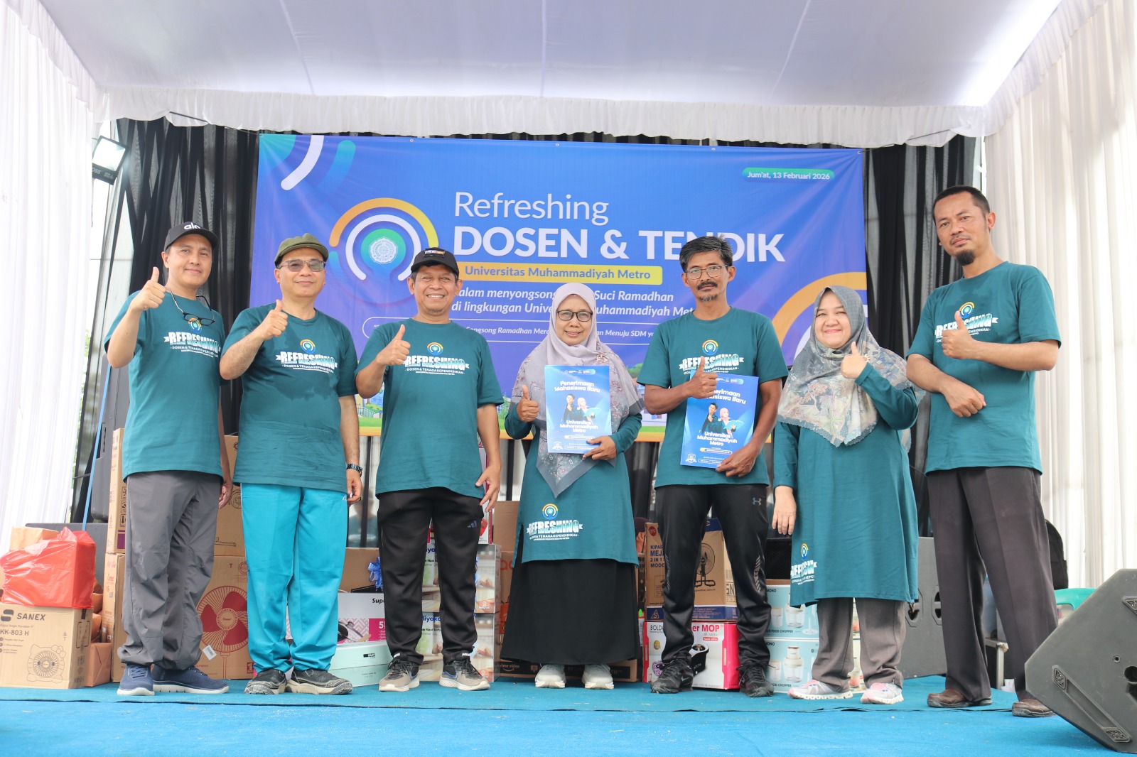 Jelang Ramadan, UM Metro Umrohkan Dua Tenaga Kependidikan
