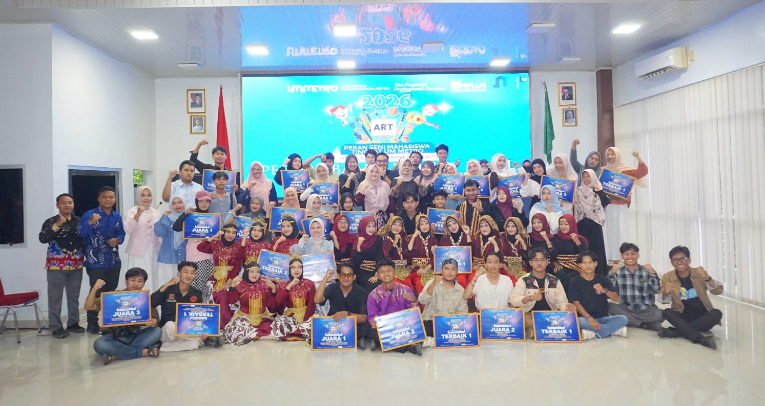 PEKAN SENI MAHASISWA UM METRO 2026: AJANG PRESTASI DAN KREATIVITAS MENUJU PEKSIMIDA DAN PEKSIMINAS