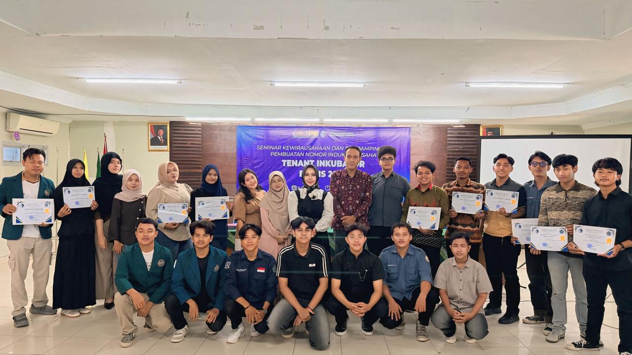 Seminar Kewirausahaan dan Pendampingan Pembuatan Nomor Induk Berusaha Tenant Inkubator Bisnis UM Metro