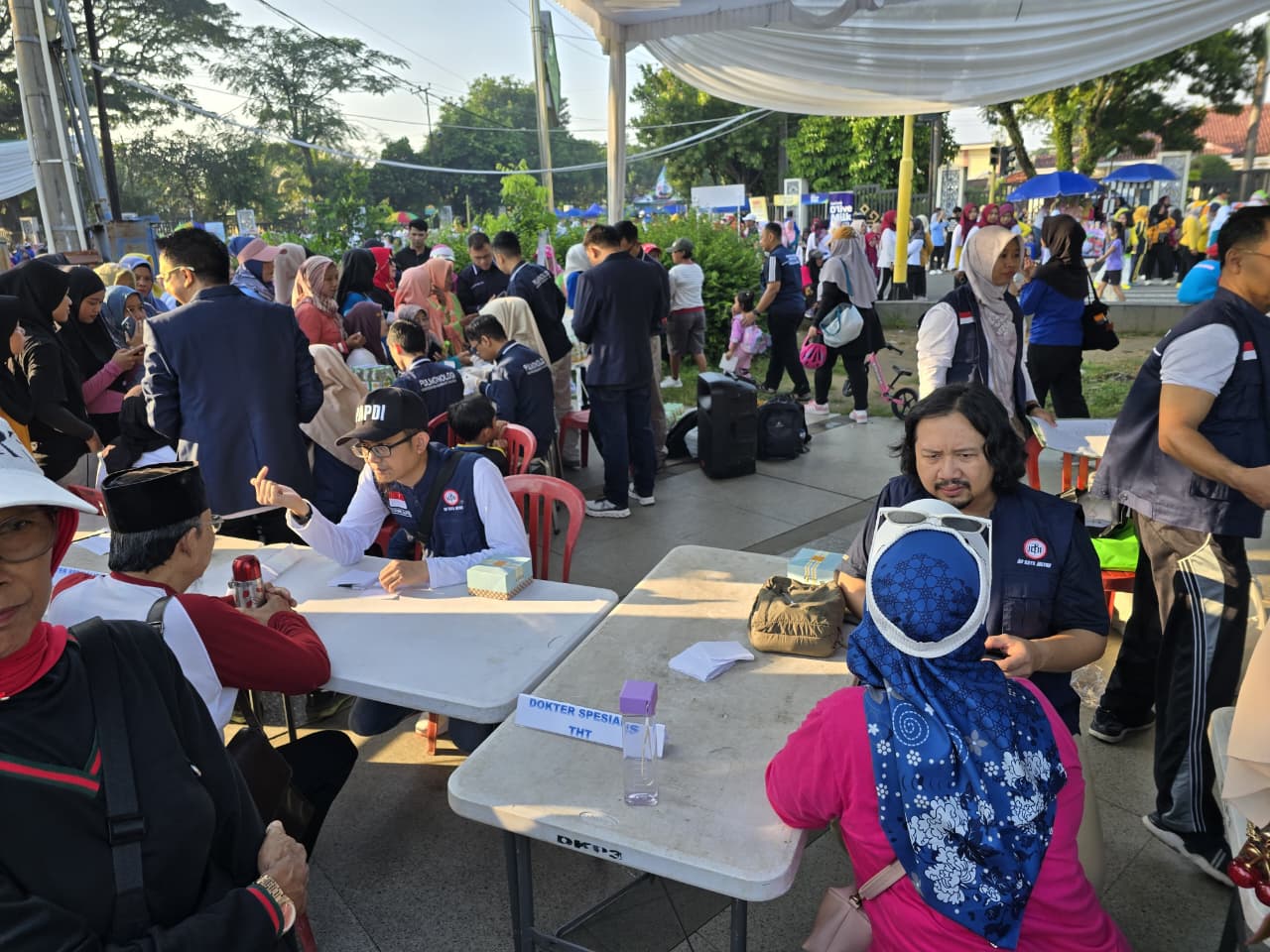 FK UM Metro Gelar Pemeriksaan Kesehatan Gratis di Taman Merdeka, Angkat Tema Kenali Hipertensi Sejak Dini
