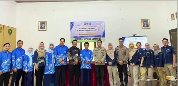UM Metro dan RS Bhayangkara Polda Lampung Jalin Kerja Sama Penguatan Pendidikan dan Layanan Kesehatan