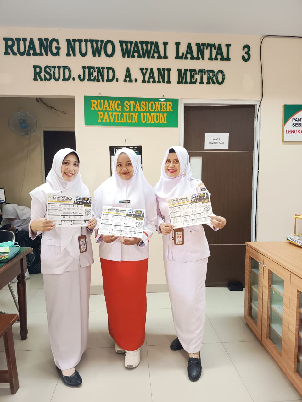 Mahasiswa Administrasi Rumah Sakit UM Metro Implementasikan Sistem Pelaporan Mutu Berbasis QR Barcode di RSUD Jenderal Ahmad Yani Metro