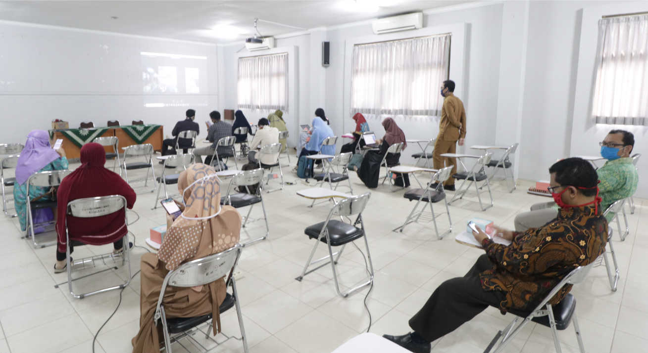 12 Mahasiswa UM Metro Ikuti Uji Coba CBT KN-MIPA