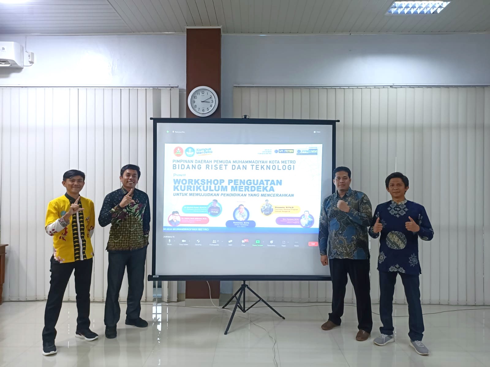 Wujudkan Pendidikan Yang Mencerahkan, PDPM Metro Gelar Workshop Penguatan Implementasi Kurikulum Merdeka