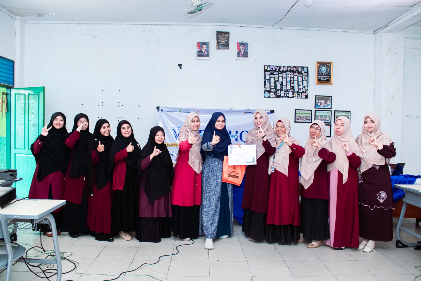 Rahasia Mengelola Kelas Inklusi Dibagikan Dosen Pendidikan Ekonomi UM Metro kepada Guru MA Muhammadiyah Metro