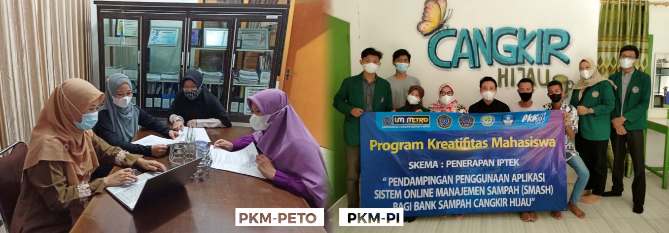 Dua Tim PKM Mahasiswa UM Metro Raih Juara 2 dan 3 pada PIMTANAS 2021