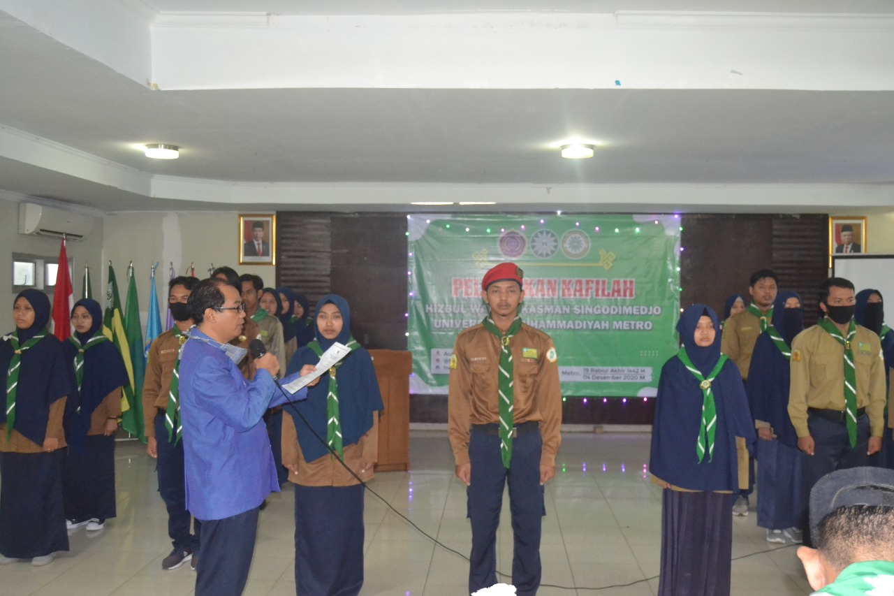 Kafilah Hizbul Wathan Kasman Singodimedjo Periode 2020-2021 Resmi Dilantik