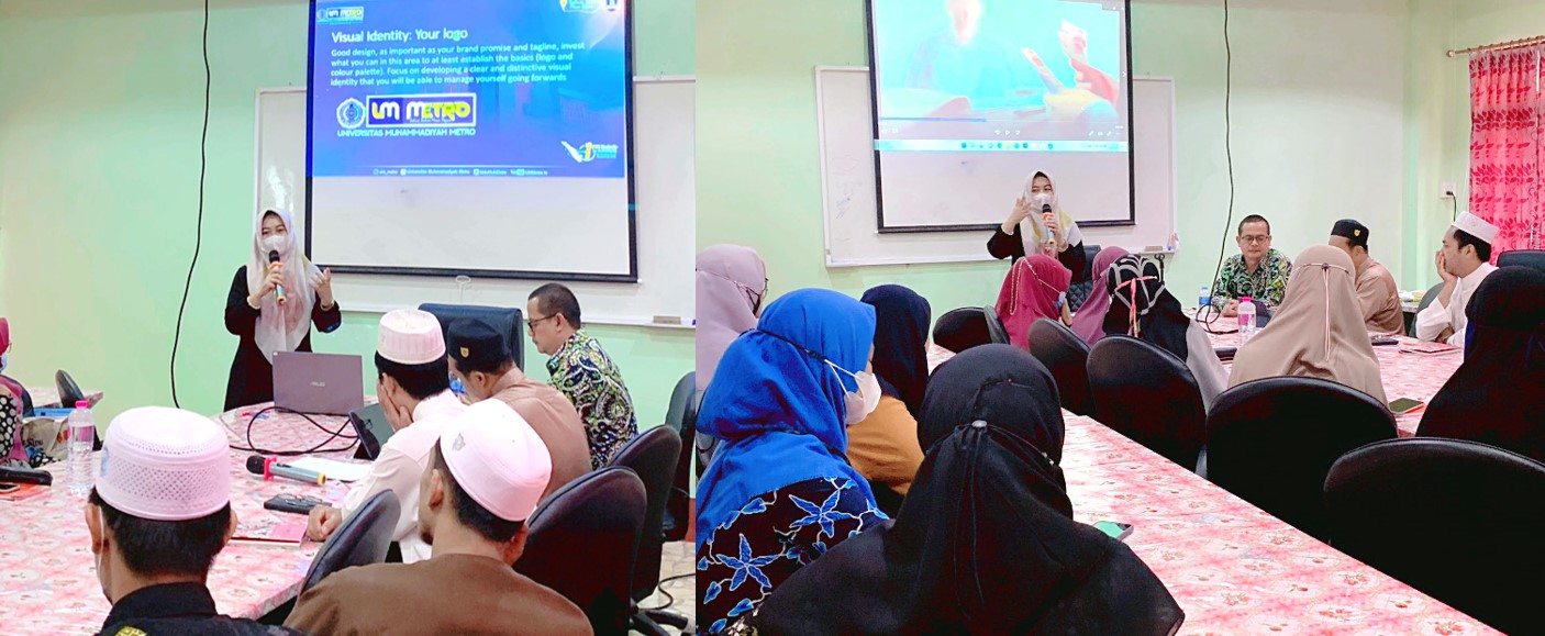 Lakukan Pengabdian Internasional, Dosen UM Metro Beri Pelatihan School Branding di Thailand