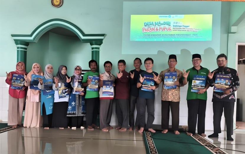 UM Metro Resmikan Desa Binaan, Perkuat Kemandirian Masyarakat Berbasis Ekonomi Sirkular