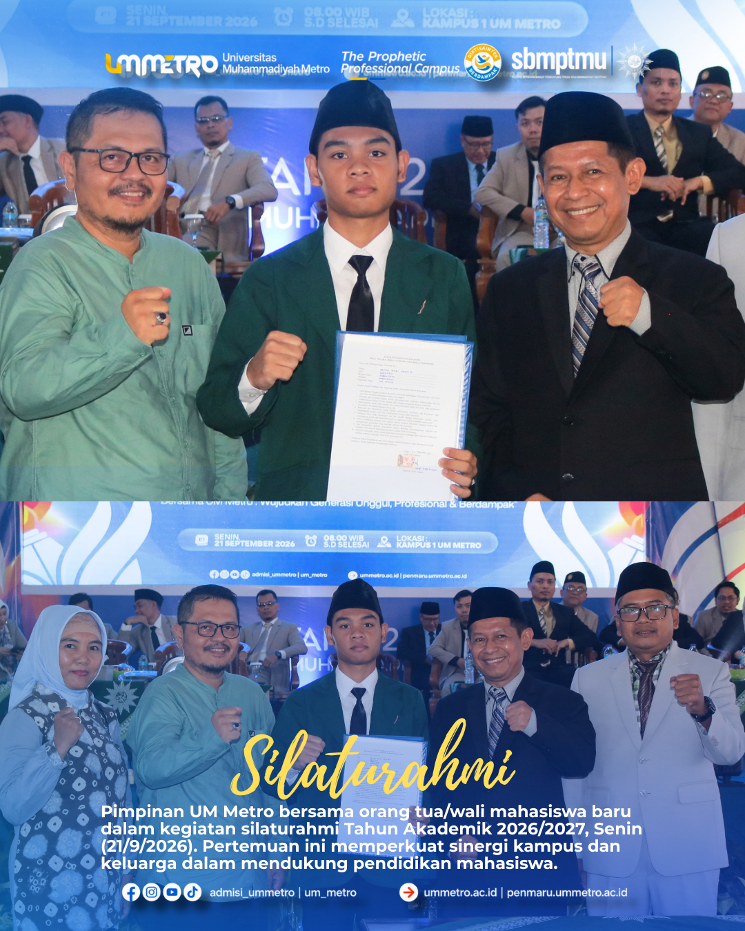 UM Metro Bangun Sinergi dengan Orang Tua, Perkuat Pendidikan Profetik dan Pemantauan Mahasiswa Baru