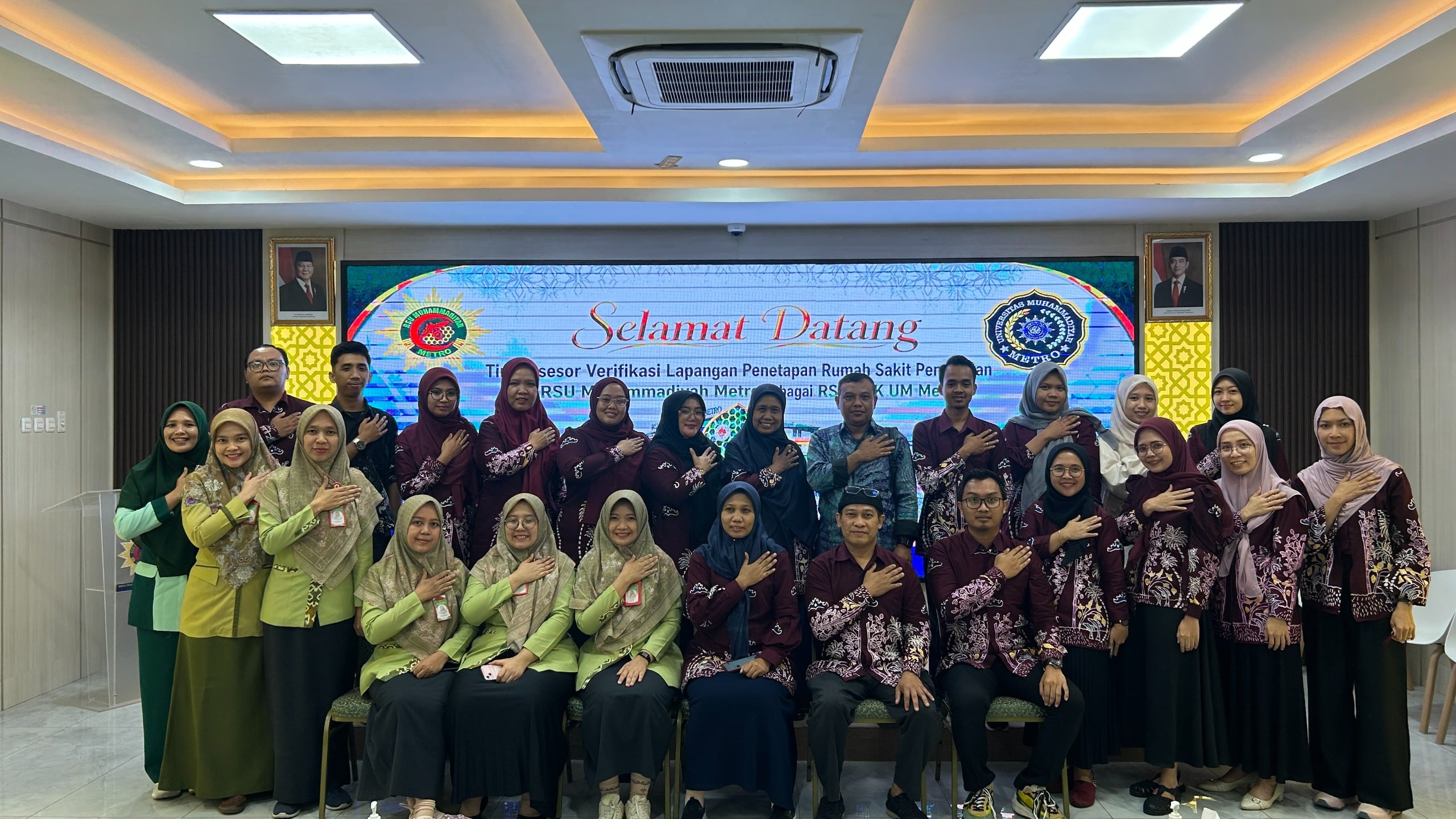 Rumah Sakit Pendidikan Utama FK UM Metro Jalani Verifikasi Lapangan