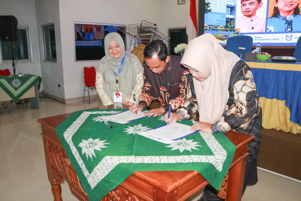 Perluas Kolaborasi Literasi, UM Metro Tandatangani Nota Kesepahaman dengan LKKS PWM Lampung dan Forum Literasi