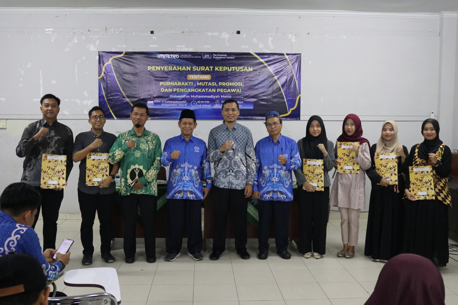 UM Metro Tata SDM melalui Rotasi Pegawai dan Pengangkatan Pegawai Kontrak