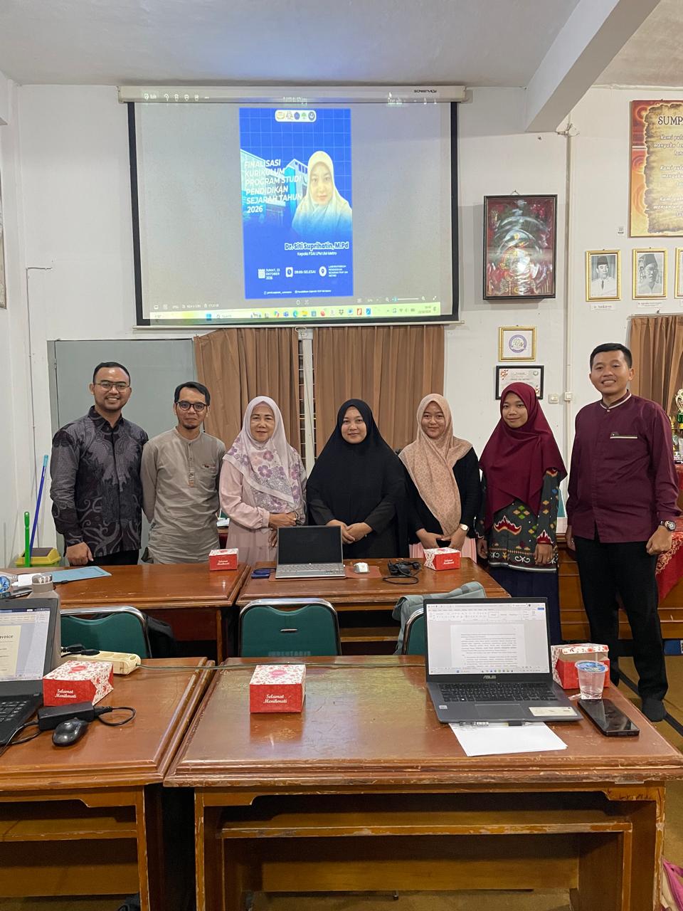 Prodi Pendidikan Sejarah UM Metro Finalisasi Kurikulum 2026, Perkuat Mutu Akademik dan Kompetensi Lulusan