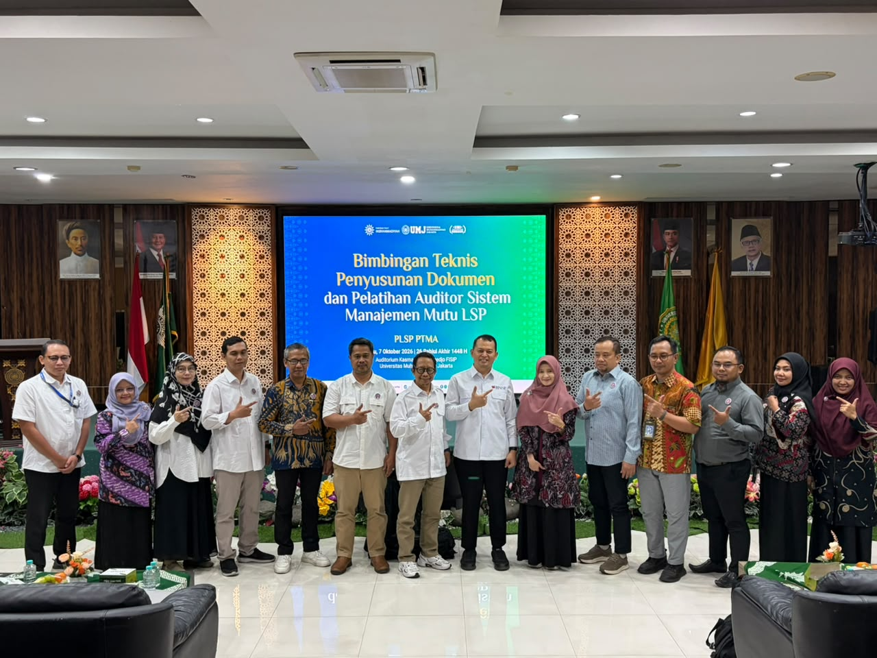 Disaksikan BNSP, Dosen UM Metro Dilantik Sebagai Pengurus PLSP PTMA