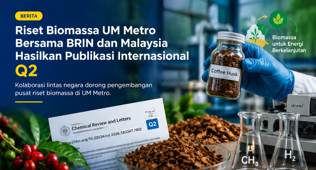 Kolaborasi UM Metro, BRIN, dan Perguruan Tinggi Malaysia Hasilkan Publikasi Internasional Q2