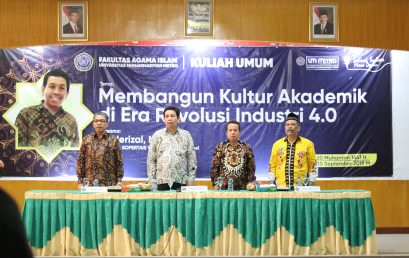 Kuliah Umum: Rektor UM Metro Sebut FAI Pencetak Kader Muhammadiyah