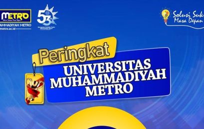 UM Metro Terbaik di Lampung versi UniRank dan Webomatrics