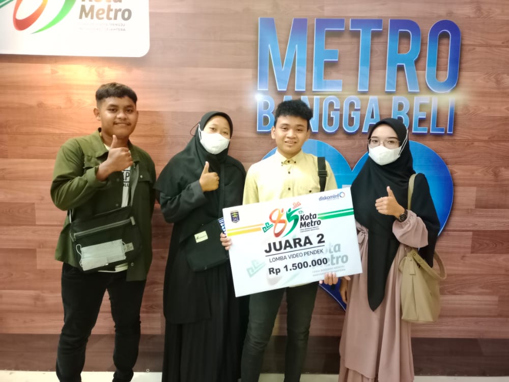 Mahasiswa UM Metro Juara 2 Lomba Video Pendek