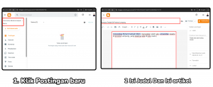 Editor postingan Blogger