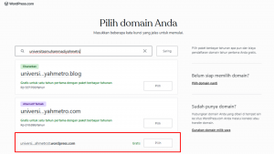 Mengatur Alamat Website