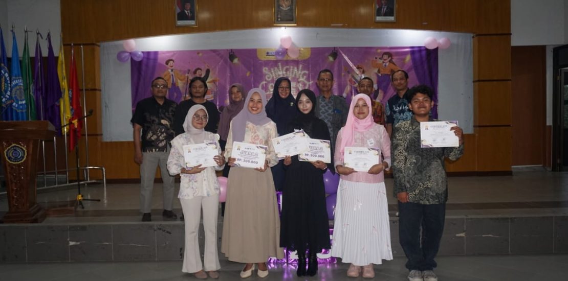 Prodi PBI UM Metro Sukses Adakan Singing Contets